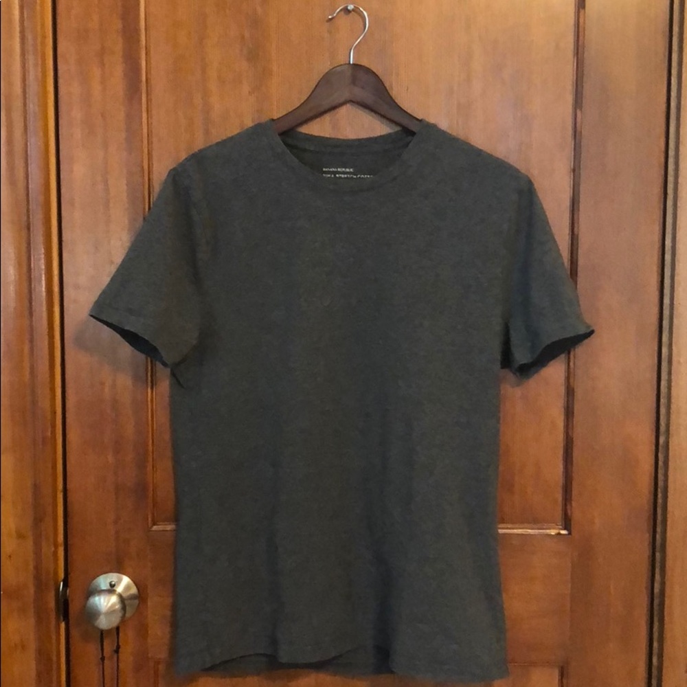 Banana Republic Gray Crew Neck Tee